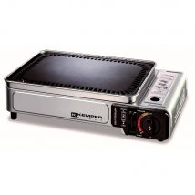 Barbecue à gaz portable - Kemper - Grill - Plancha - sans bouteille de gaz