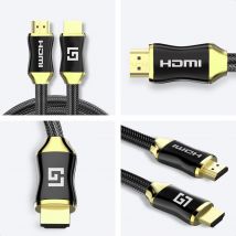 LifeGoods HDMI Kabel 2.0 Gold Plated - High Speed Cable - 18GBPS - Ethernet - HDMI naar HDMI - 15 Meter