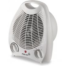 Ventilateur / Radiateur électrique - Plein Air - 2000 W - Jusqu'à 22 m² - Blanc