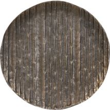Casa Vivante Calabria Assiette de décoration - Ø27 cm - Or foncé
