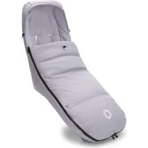 Chancelière douillette Bugaboo Accessoires pour poussette avec capuche Couvre-chaussures Fermeture éclair à double sens Grey