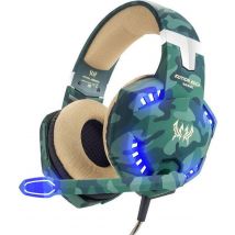 KOTION EACH G2600 - Gaming Headset - PS4 + PC - Camouflage Groen