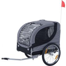 Remorque pour chien - Paws - Remorque pour vélo avec housse de pluie et pneus