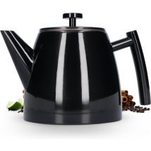 Vaja® Théière Juliette avec filtre - Double paroi - Théière 1.0L - Noir brillant