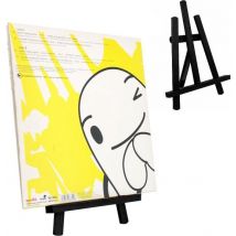 Support pour disques vinyles lp easel design - support pour cadre photo easel - noir