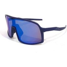 Garpex® Lunettes de cyclisme - Lunettes de sport - Lunettes de soleil polaroïd - Vélo de route - Vélo de montagne - Moto - Monture bleu foncé Lunettes bleues