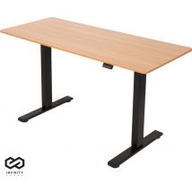 Infinity Goods Bureau assis-debout - électrique réglable en hauteur - 120 x 60 CM - marron