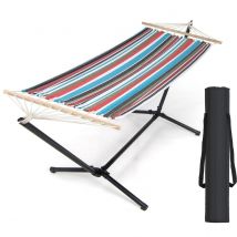 Hamac avec support et sac de transport - 210x100cm