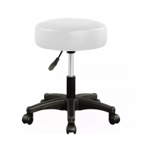 Tabouret de Bureau Casaria - Tabouret à roulettes de travail - Pivotant et réglable