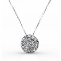 Collier pour femme avec pendentif - Yolora - Couleur argent
