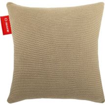 Auronic Heat Pillow - Tricoté - 45x45 CM - Oreiller chauffant sans fil - Rechargeable - Oreiller électrique - Infrarouge - Taupe