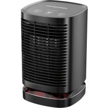 Vulpes Goods® Tech - Radiateur électrique - Chauffage électrique pour l'intérieur - Radiateur à ventilateur - Radiateur céramique - 3 niveaux - 950W - Indication LED - Rotatif - Noir - Version PRO