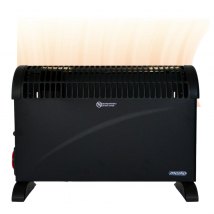 Mesko Elektrische Convector Kachel - Instelbare Thermostaat - 3 Warmtestanden - 2000W - Zwart