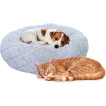 maxxpro Panier pour chien/chat - Coussin - Lavable - Ø46cm - Gris