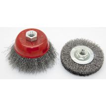 Westfalia jeu de brosses métalliques 2 pièces M10