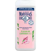 Le Petit Marseillais Crème de bain et de douche extra douce à la fleur de cerisier bio 650 ml