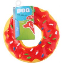 Jouet pour chien Maxxpro squeaky donut rond 13x13x3mm (longueur, largeur, hauteur) plastique
