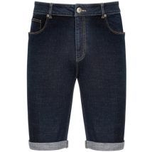 Milanoro - Short en jean élégant pour homme - Bleu noir - M
