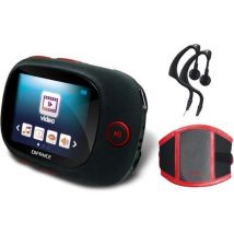 Difrnce MP1861 - Lecteur MP4 sport - 4GB - Rouge