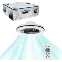 Moderno Ventilateur de plafond avec éclairage - Commande à distance - Plafonniers avec ventilateur et lampe - 3D air