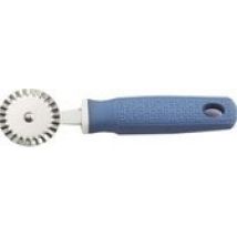 Herenthal Coupe-pizza - Lavable au lave-vaisselle - Acier inoxydable - Avec crochet de suspension - Coupe-pâte - Bleu
