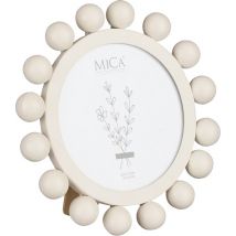 Mica Decorations Cadre photo Paolo - L16 x H16 cm - Beige
