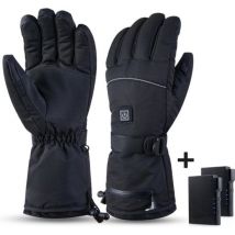 Gants chauffants - Chauffage électrique - Rechargeable par USB - 3 niveaux - Taille L - Femmes / Hommes