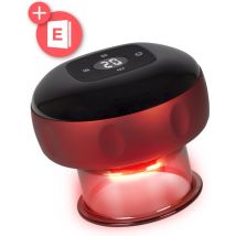 Nuvance - Appareil électrique de massage de la cellulite - 12 niveaux et températures - eBook inclus - Corps entier - Cupping Cups Set Massage - Cellulite Cups - Hijama Cups - Anti Cellulite