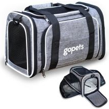 Gopets Sac de voyage pour chien - Jusqu'à 5.5KG - Gris