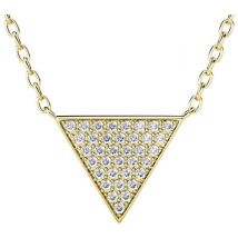 Yolora Collier Femme avec Pendentif - Cristaux Kalpa Camaka - Couleur Or - Plaqué Or Jaune 18K - Collier Femme Or - Bijoux - Coffret Luxe - Boîte Cadeau - Bel Emballage Cadeau - Cadeau Fête des Mères