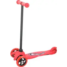 Trottinette enfant - No Fear Kids -3 roues - 2 à 5 ans - Poids max 20 kg - Hauteur guidon à 66 cm - Aluminium - Rouge