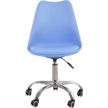 VDD Gaming - Chaise de bureau bleue réglable en hauteur - 42x48x97cm