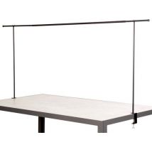 Arti Casa Table Rod - Cadre de décoration - avec pinces - pour fleurs, ballons, lumières et plantes - Arche de mariage - Métal - Noir