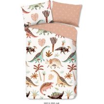 Good Morning Housse de couette "dinosaures" - Multi - (140x200 cm) - Coton