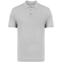 Milanoro - Polo élégant pour homme - Gris clair - XL
