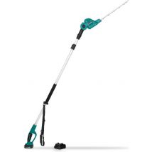 VONROC Taille-haie Accu télescopique 20V - Lame inclinable - Réglable en continu (batterie 2.0Ah et chargeur rapide inclus)