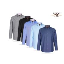 Chemise Cappucino - Manches longues - Marine - Taille XL