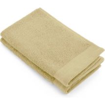 WALRA Serviette d'invité Coton doux Maïs jaune - 2x 30x50 cm