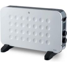 MOA Radiateur convecteur 2000 watts 63 x 14 x 42cm Blanc
