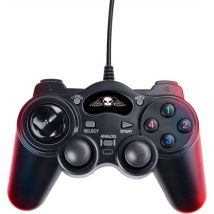 No Fear Gaming Controller - USB A - câble de 1,5 M - Plug & Play - Contrôleur réglable - Noir