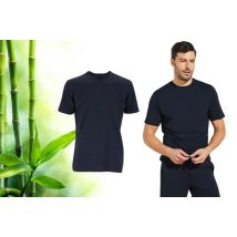 T Shirt Homme Bamboo Casual - Noir - Coupe régulière - T Shirt Homme - Bamboo - Col rond