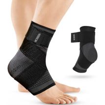 MR. PANACHE Ankle Brace - Convient aux hommes et aux femmes - Pour le soutien et la prévention des blessures - Ankle Braces - Ankle Brace Ladies - Ankle Brace - Ankle Support - Confortable dans tous les sports - Brace Ankle - Taille L