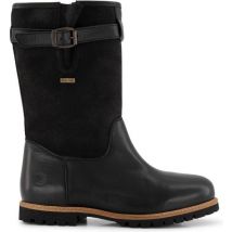 Travelin' Finland Ladies - Bottes d'extérieur en cuir doublées de laine - Bottes étanches - Cuir noir