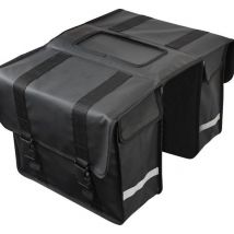 Strex Double Panniers Waterproof - Sac à dos 40 litres - Noir - Avec réflecteurs - Vélo électrique