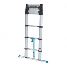 Échelle télescopique Workzone - Hauteur de travail 4.02m - 11 marches - Max. 150 kg