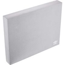 Coussin d'équilibre Umbro - Favorise la coordination, le conditionnement, l'équilibre et la stabilité - Antidérapant - 48 x 40 x 6 CM - Mousse souple - Gris