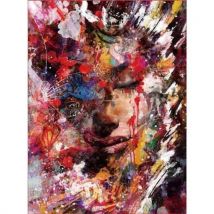 Peinture sur chiffres femme - 40x50 cm