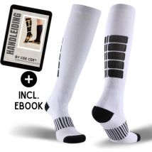 Chaussettes de compression à soutien maximal - 3 paires - Taille 36-40 S/M - Chaussettes de soutien pour femmes et hommes - Chaussettes de compression - Chaussettes de course - Chaussettes de sport