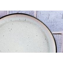 assiette IRIS Ø21,5cm - 6 pièces - Blanc ivoire