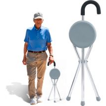 Alyze Bâton de marche avec siège - Trépied - Bâtons de marche - Pliable